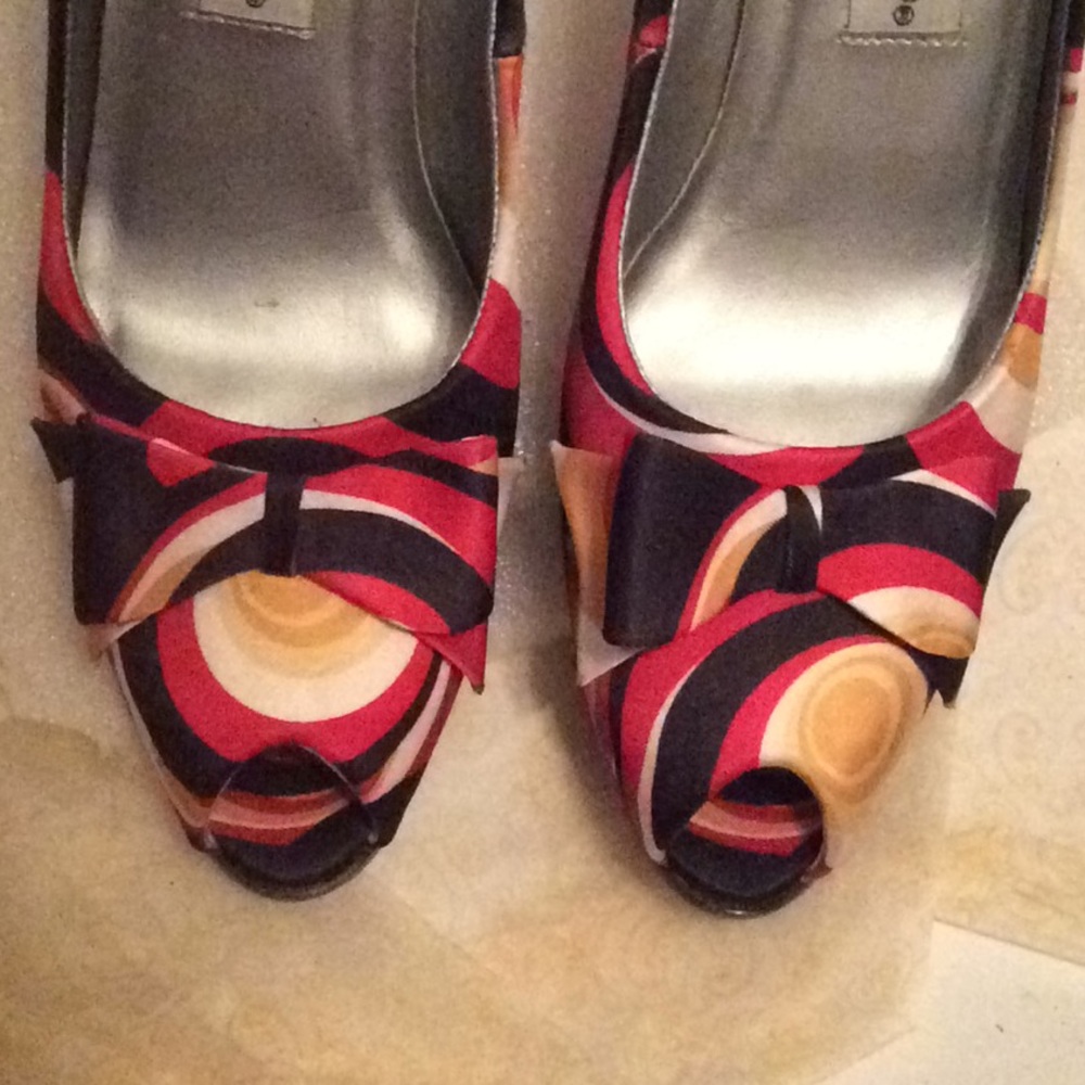 Colorful swirled High Heels - Picture 4 of 6